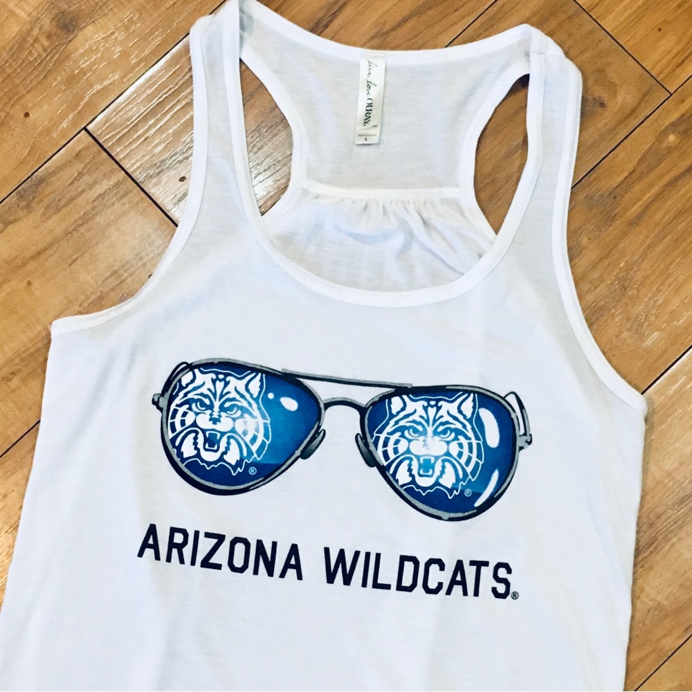 Arizona Wildcats university college collegiate sunglasses tank top tee shirt top
